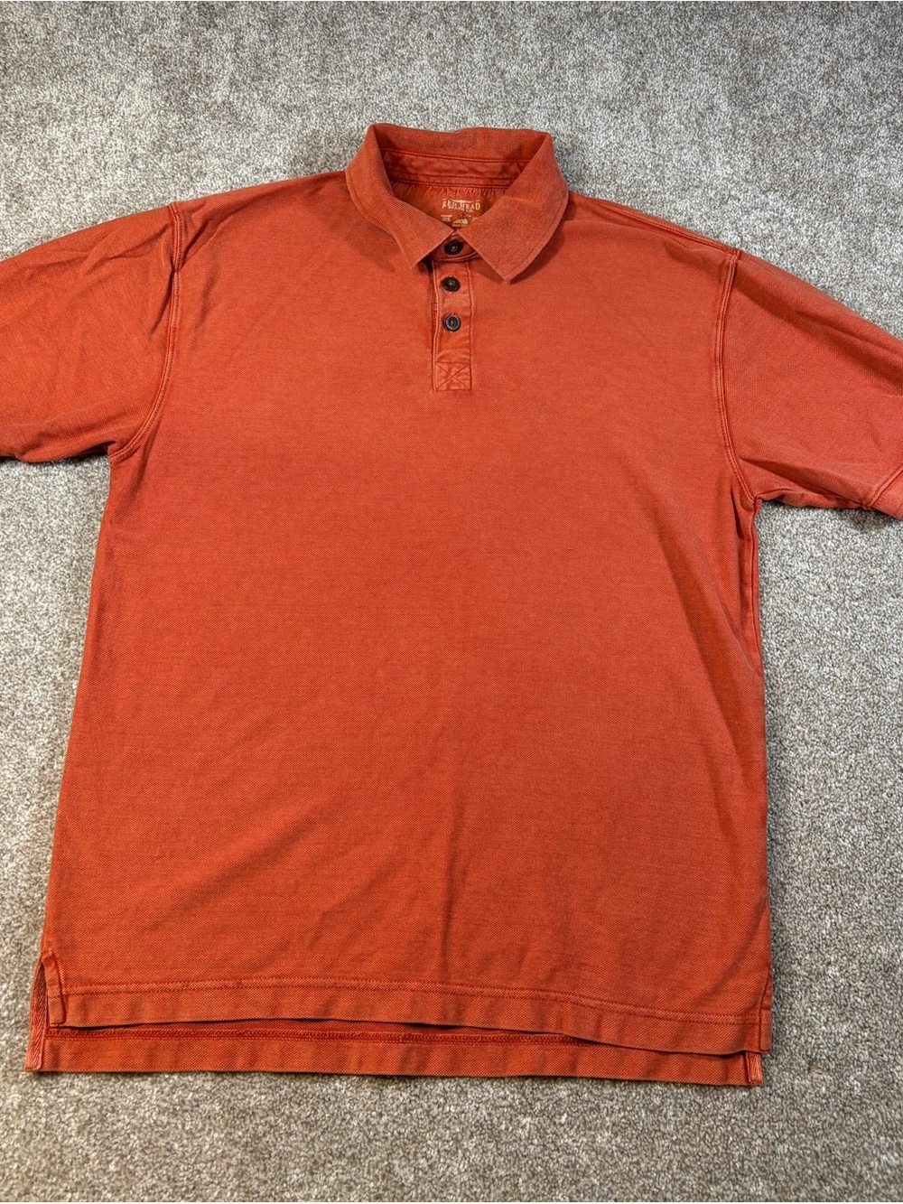 RedHead Men's Short Sleeve Polo - Rust Orange
